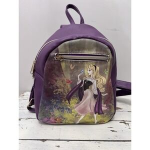 Loungefly Disney Sleeping Beauty Aurora Illustration Mini Purple Backpack Fair